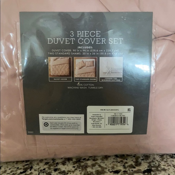 THRESHOLD Target Pinch Pleat Duvet Cover Sham Set - Picture 5 of 5